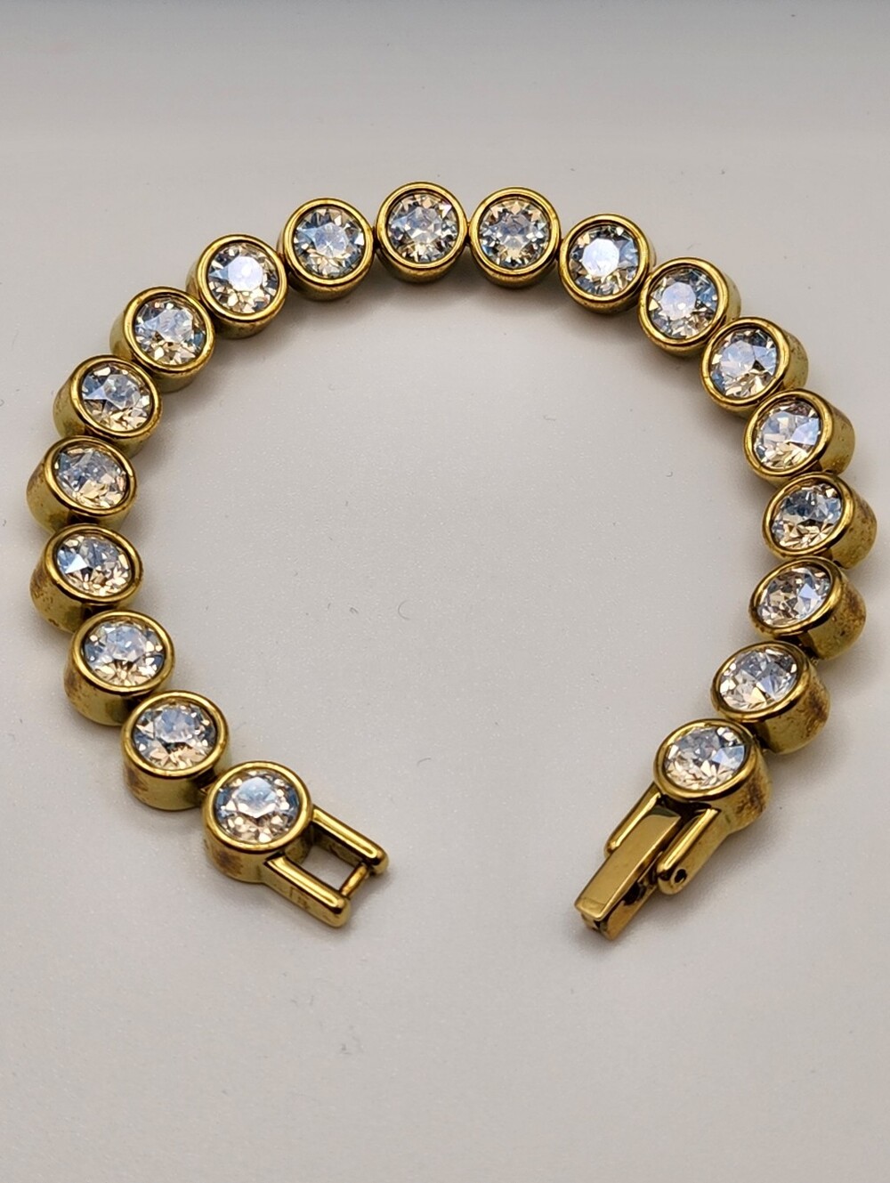 Touchstone Crystal Ice Bracelet, Golden Crystal